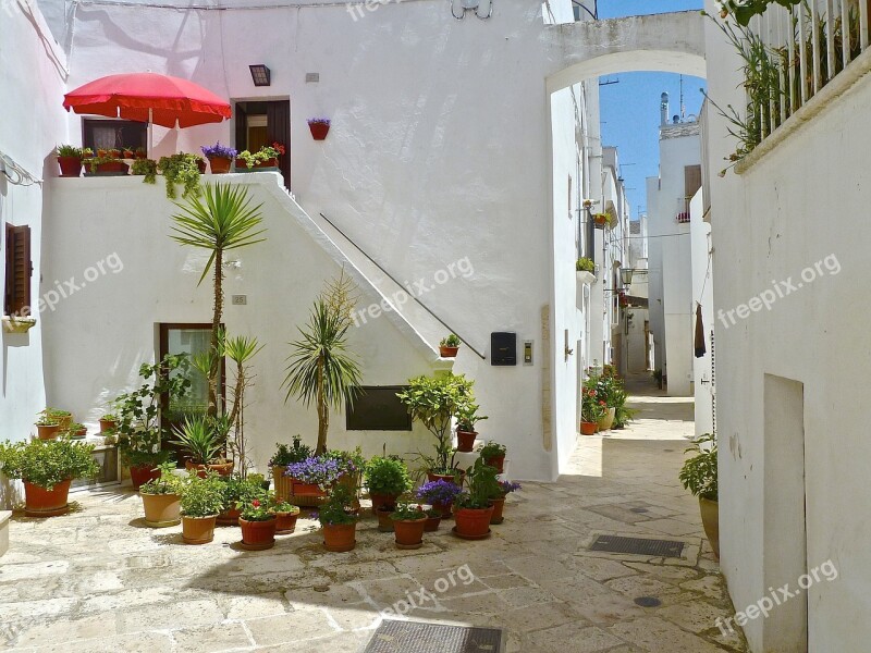 Alley Urban Narrow Pavement Street