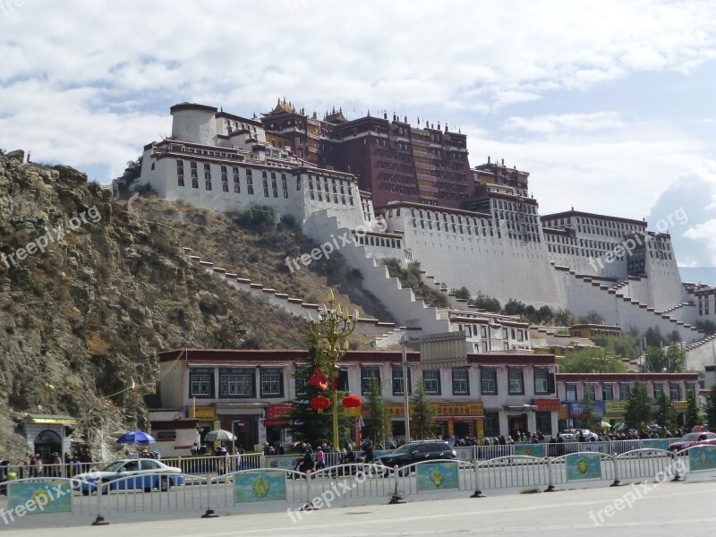 Tibet Potala Palace Lhasa Buddhism Vajrayana