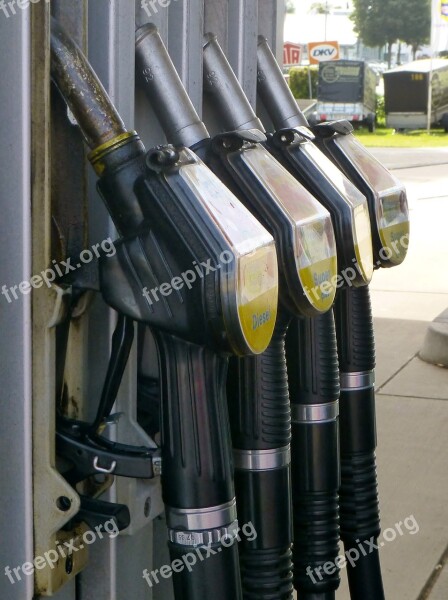 Gas Pump Petrol Diesel Refuel Petrol Stations