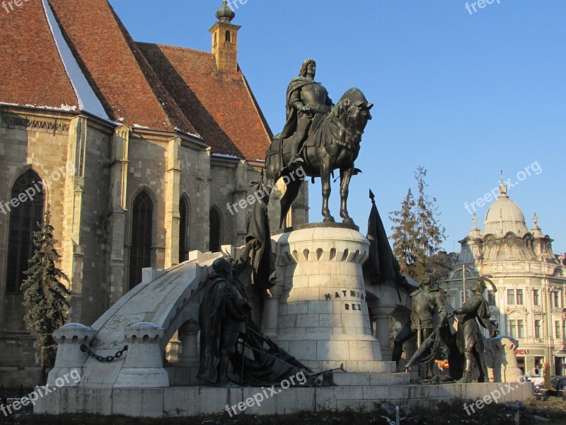 Cluj-napoca Transylvania Old Town City Monument