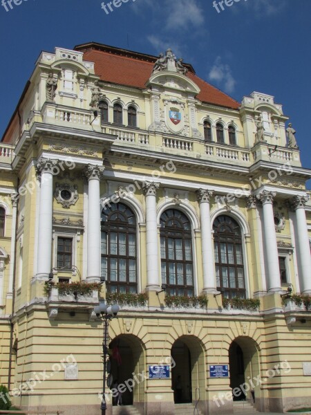 City Hall Building Transylvania City Crisana