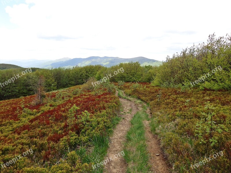 Mountains Landscape Trail Way Panorama