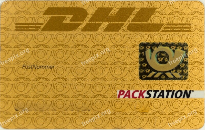 Dhl Card Yellow Post Pack Station