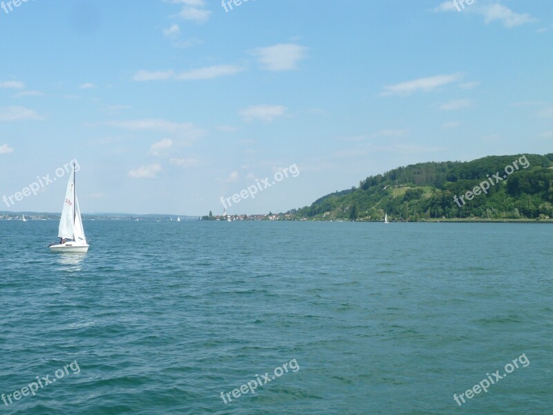 Sail Lake Constance Switzerland Water Water Sports