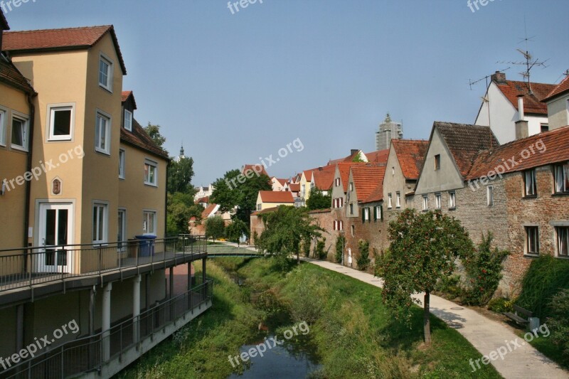 Donauwörth Historic Center City Wall Historically Building