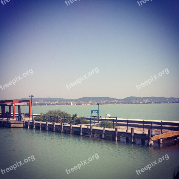 Lake Balaton Tihany Hungary Summer Free Photos