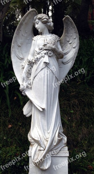 Angel Statue Figure Wing Sculpture