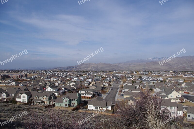 City Neighborhood Foothills Homes Subdivision