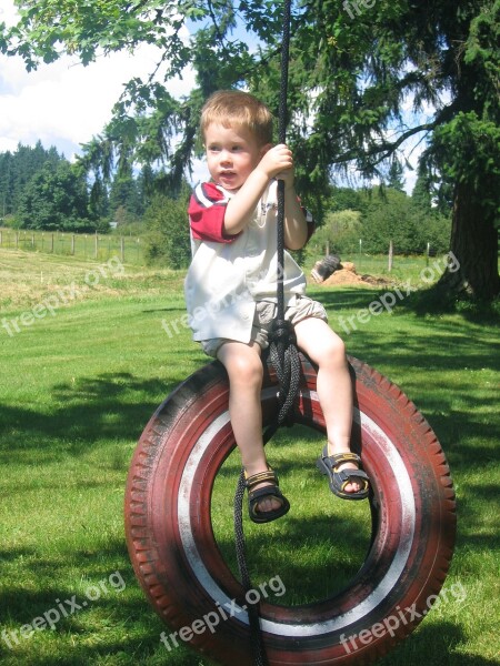 Tireswing Swing Tire Child Boy