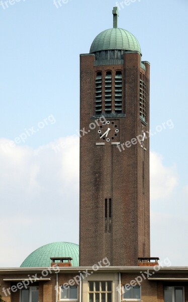 Christus Koningkerk Antwerpen Belgium Church Tower