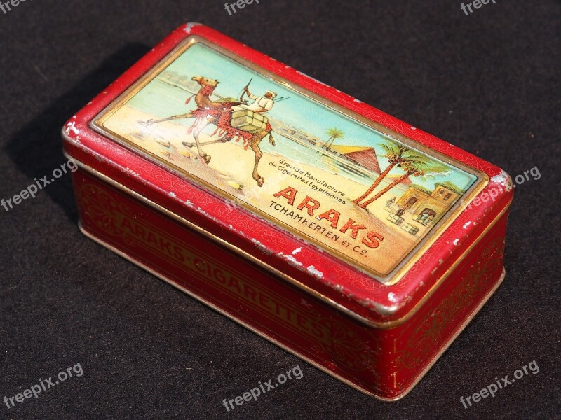 Araks Cigarettes Tin Old Packaging