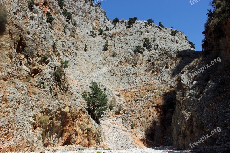 Aradena Gorge Crete Greece Path