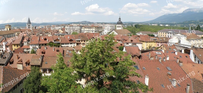 Annecy View Panorama City Town