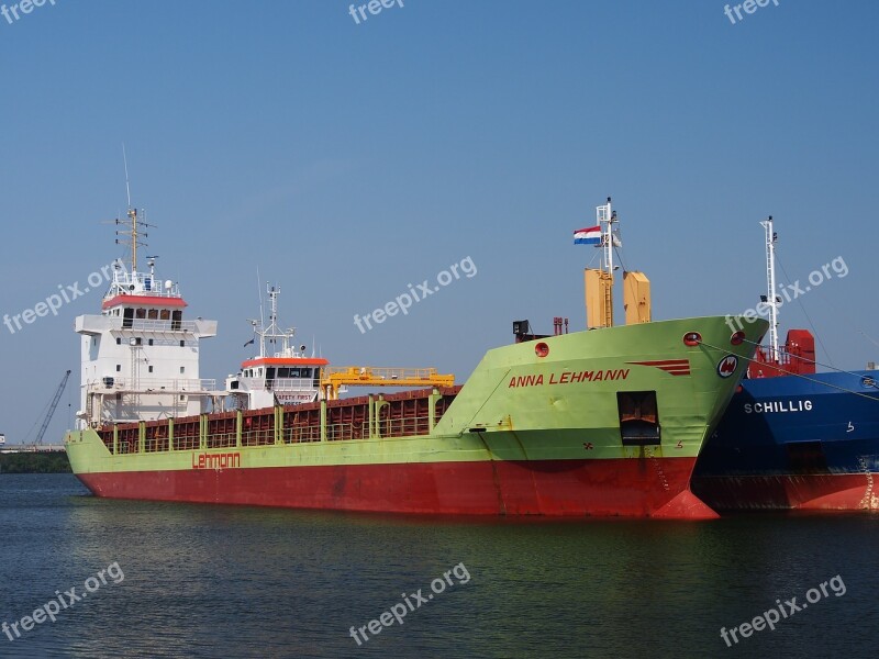 Anna Lehmann Ship Port Amsterdam Vessel