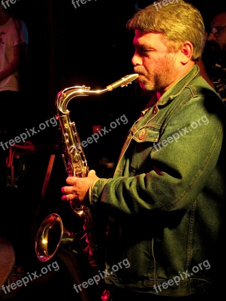 Musician Saxophone Player Instrument Jazz