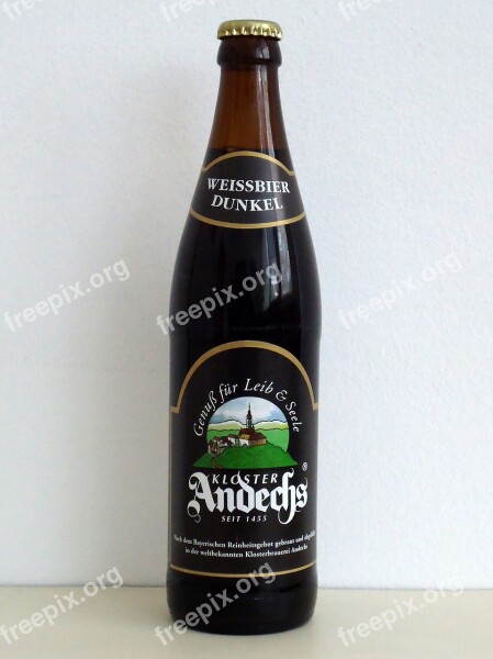 Andechser Weissbier Dark Beer Bottle