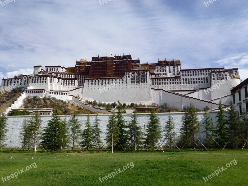 Tibet Potala Palace Lhasa Buddhism Vajrayana