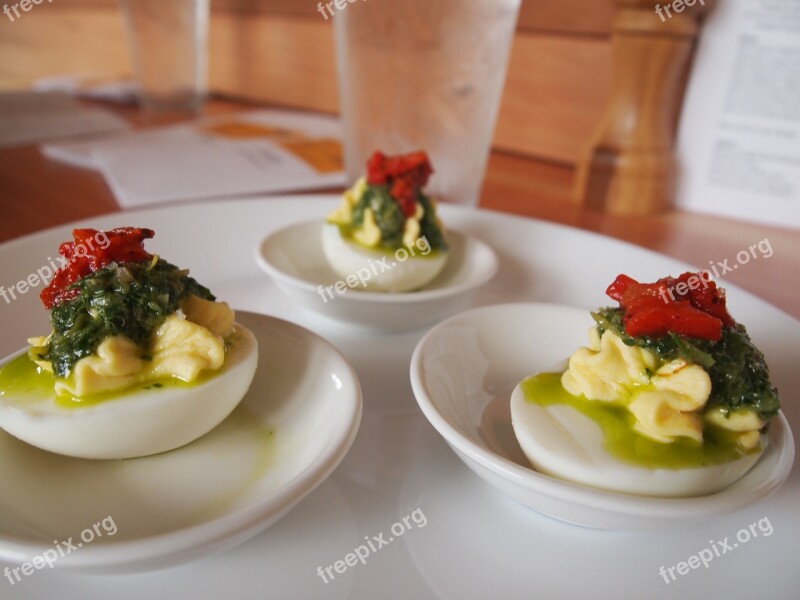 Eggs Deviled Eggs Paprika Hard-boiled Delicious