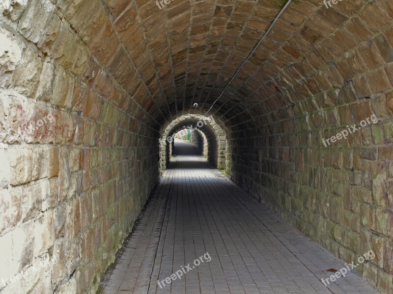 Tunnel Away Passage Underpass Light