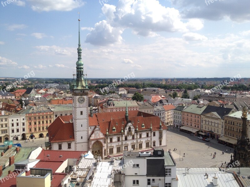 Czech Republic City The Town Hall Buildings History