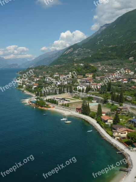 Italy Italian Lake Garda Mountain Free Photos