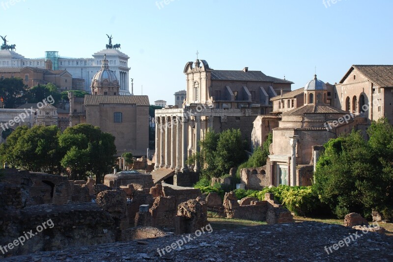 Rome Forum Italy Landmark Ancient