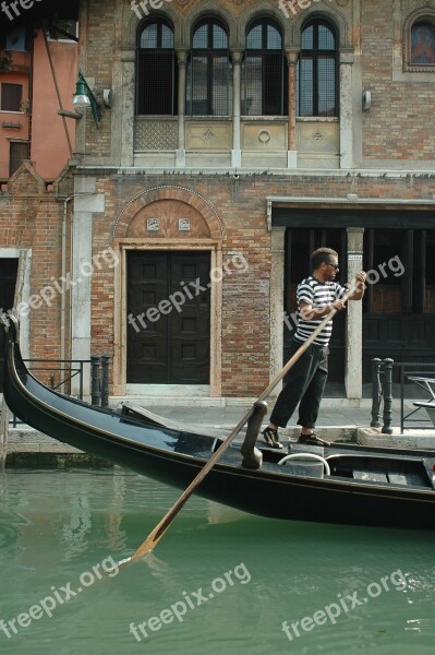 Venice Boat Canal Gondola Venezia