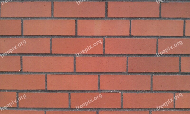 Red Brick Wall Bricks Red New Bricks