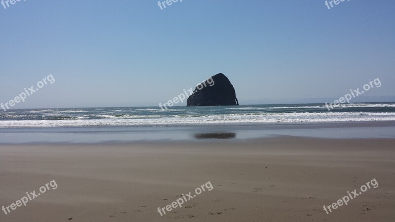 Beach Ocean Pacific Ocean Oregon Coast Sea