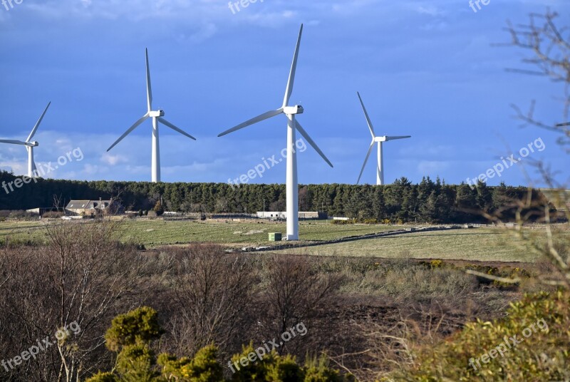 Wind Turbines Energy Power Electricity