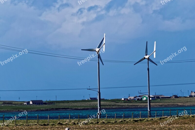 Wind Turbines Energy Power Electricity