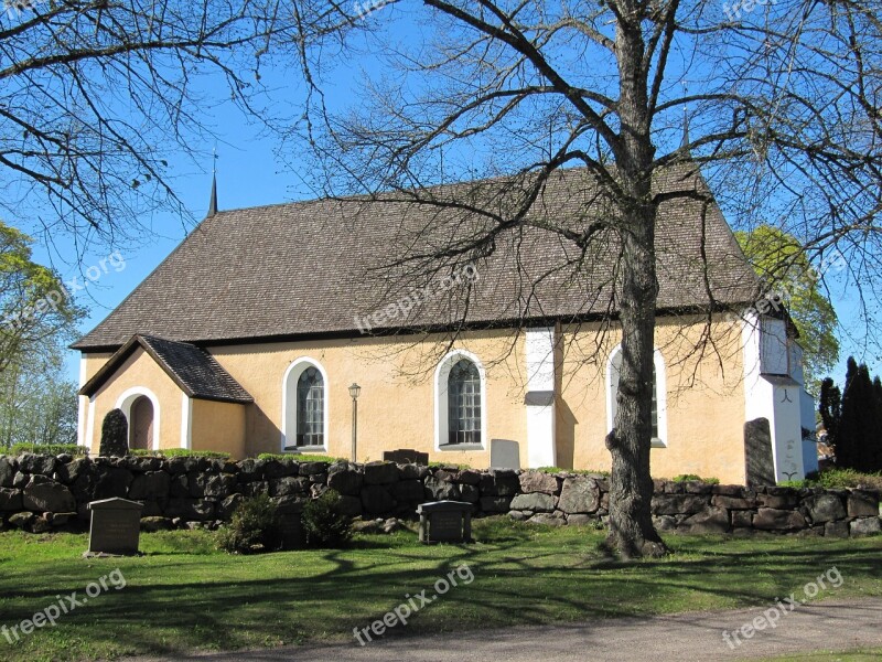 Almunge Church Sweden Building Exterior