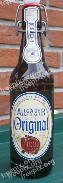 Original Allgaeuer Bottle Beer Bavaria