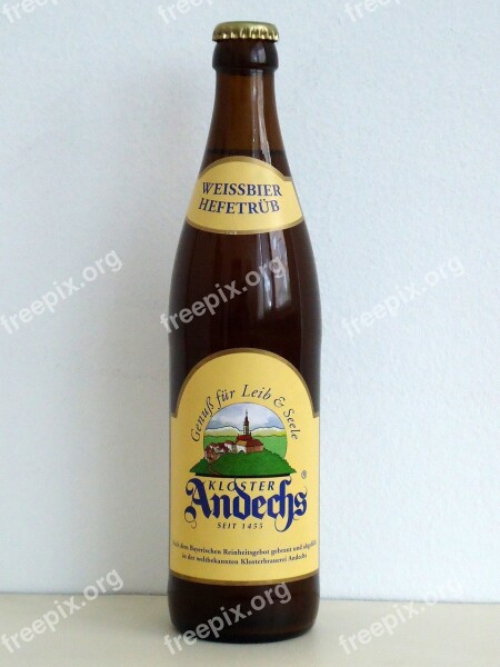 Andechser Weissbier Beer Bottle Drink