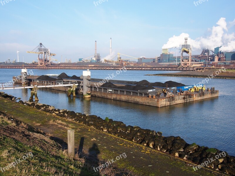 Harbor Port Industry Floating Vessel