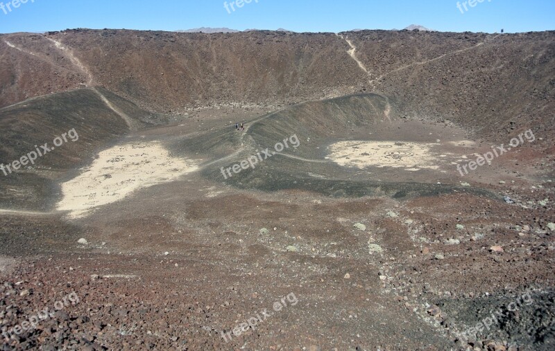 Amboy Crater Interior Crater San Bernardino County California