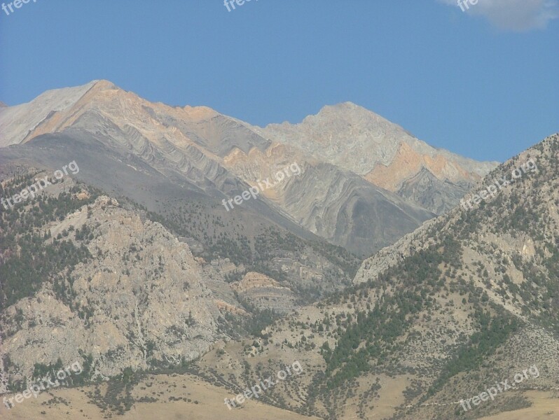 Borah Idaho Range Mountain Landscape