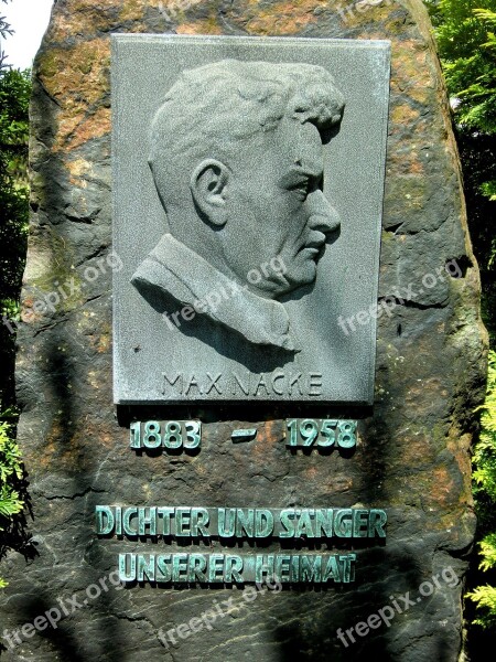 Altenberg Max Nacke Memorial Monument Relief