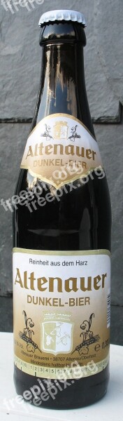 Altenauer Dunkel Beer Bottle Germany