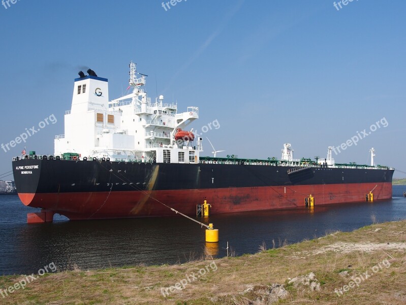 Alpine Persefone Monrovia Oil Tanker Vessel