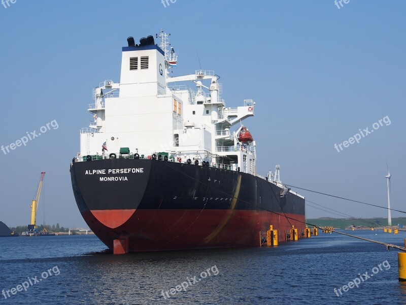 Alpine Persefone Monrovia Oil Tanker Vessel