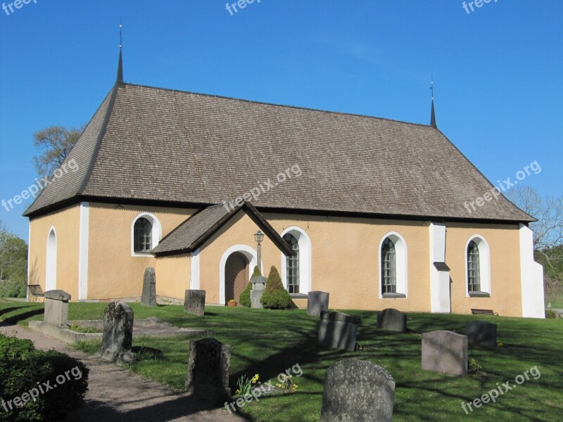 Almunge Church Sweden Building Exterior