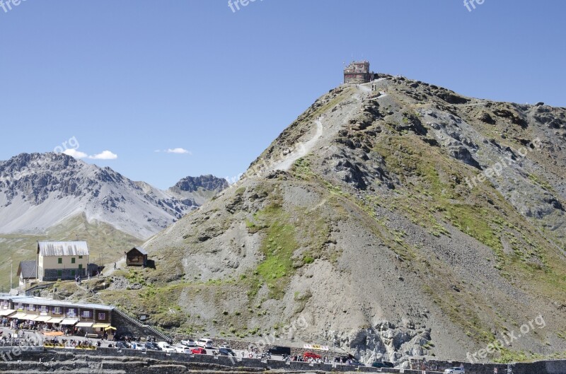 Passo Stelvio Mountains Pass Italy Alps Free Photos