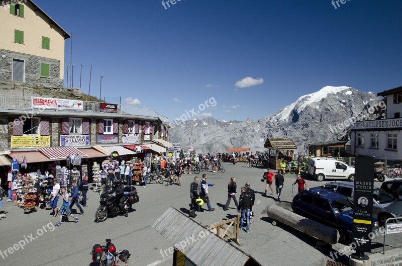 Passo Stelvio Mountains Pass Free Photos