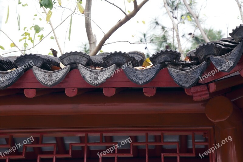 China Wind Autumn Antiquity Roof Decorations Traditional