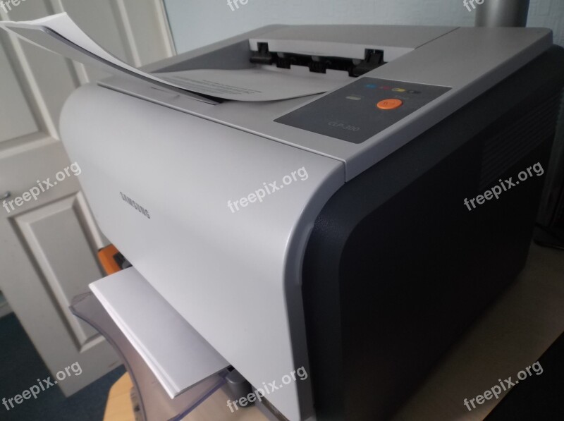 Color Laser Print Printer Free Photos