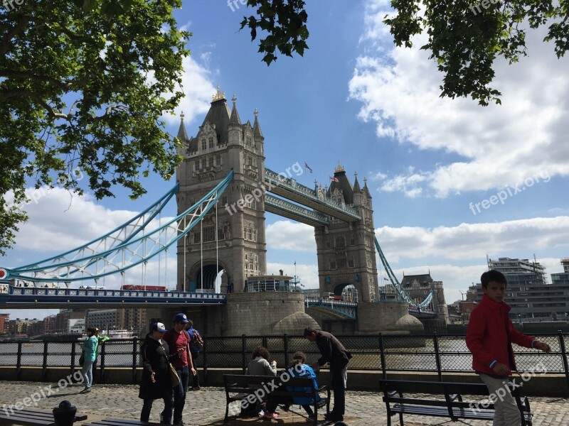 Tower Bridge London Thames Bridge Tower