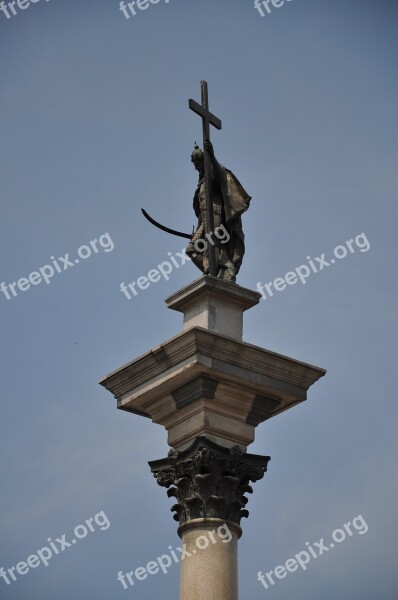 Warsaw Sigismund's Column Column Tourism Free Photos