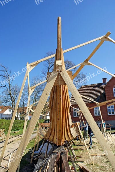 Viking Ship Shipbuilder Denmark Free Photos