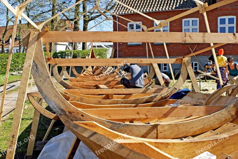 Viking Ship Shipbuilder Denmark Free Photos